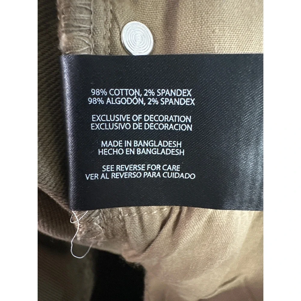Banana Republic Mens Traveler Pants 36x32 Khaki‎ Tan Slim Five Pocket Stretch